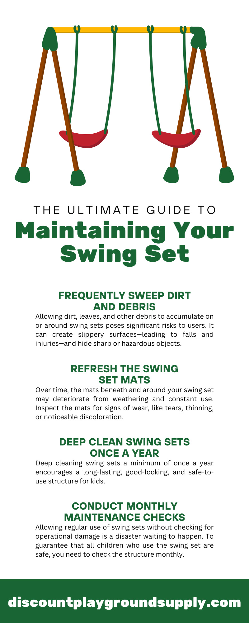 The Ultimate Guide to Maintaining Your Swing Set